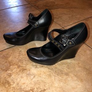 VIA SPIGA black wedges